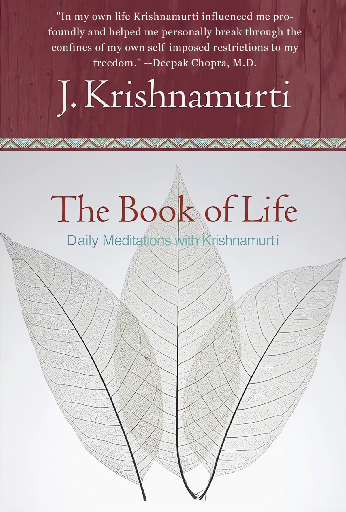 The Book Of Life Jiddu Krishnamurti