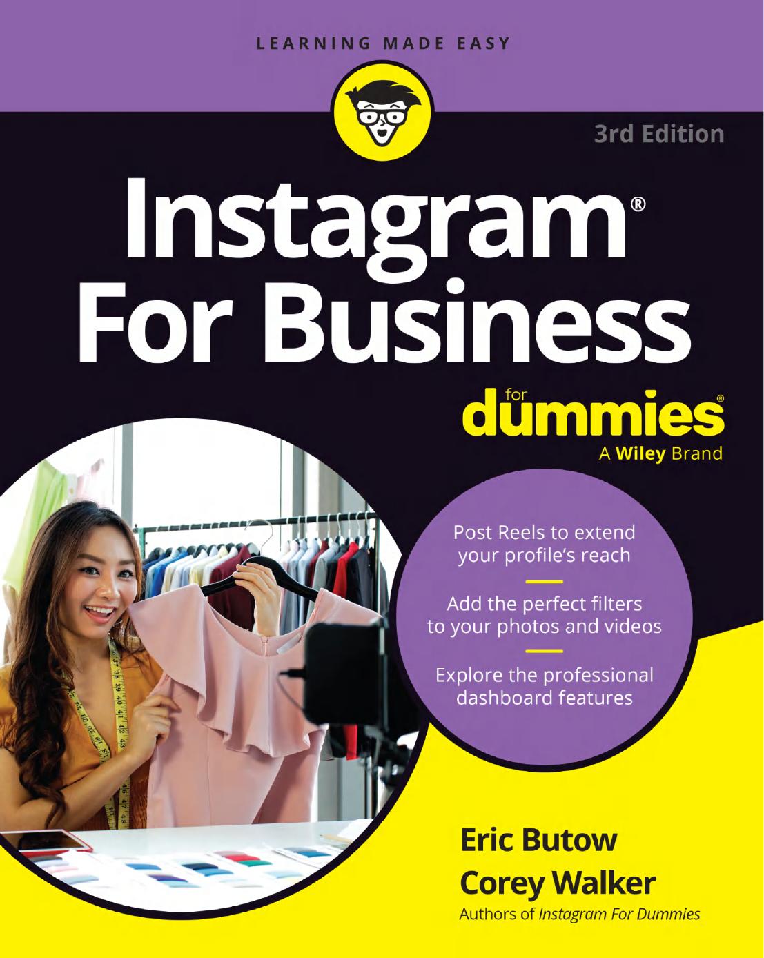 Instagram For Business For Dummies 3rd Edition 3rd Edition Eric Butow
