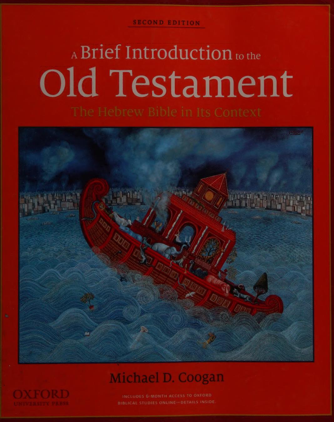 A Brief Introduction To The Old Testament The Hebrew Bible In Its Context 2nd Edition Coogan