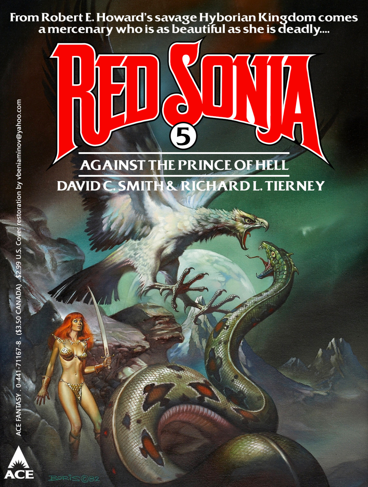 Smith David C Red Sonja 5 Against The Prince Of Hell David C Smith Richard L Tierney
