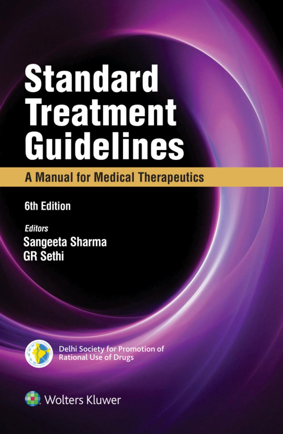 Standard Treatment Guidelines 6th Edition Sangeeta Sharma Gr Sethi