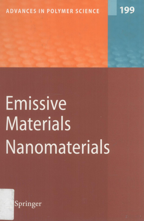 Emissive Materialsnanomaterials 2006th Edition Tfuhrmannlieker