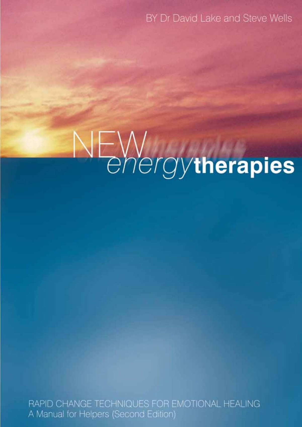 New Energy Therapies Rapid Change Techniques For Emotional Healing A Manual For Helpers Lake David
