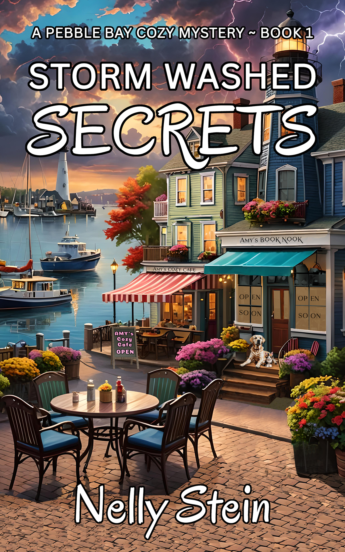 Storm Washed Secrets Pebble Bay Cozy Mystery 1 Nelly Stein