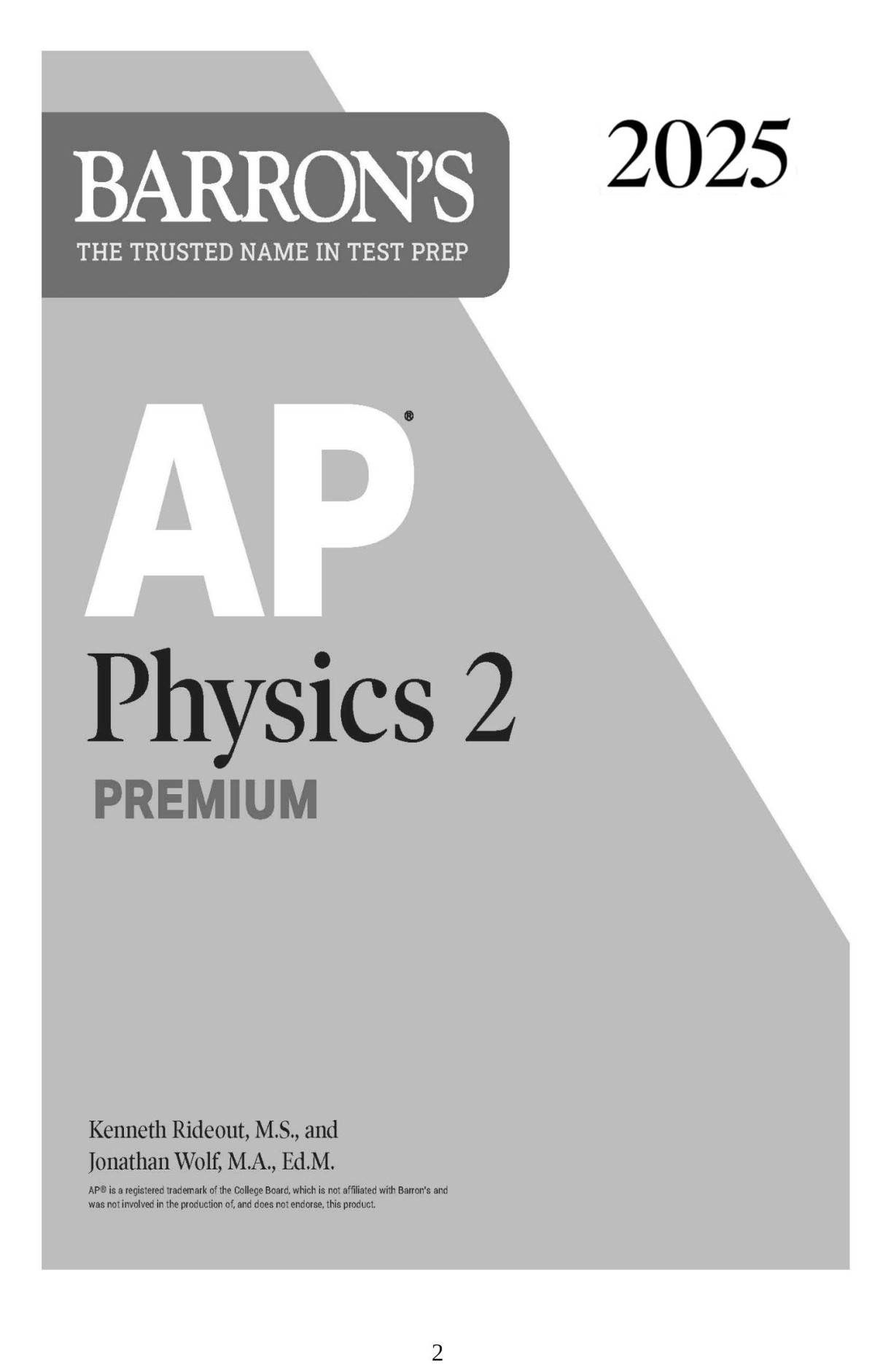 Ap Physics 2 Premium 2024 Kenneth Rideout