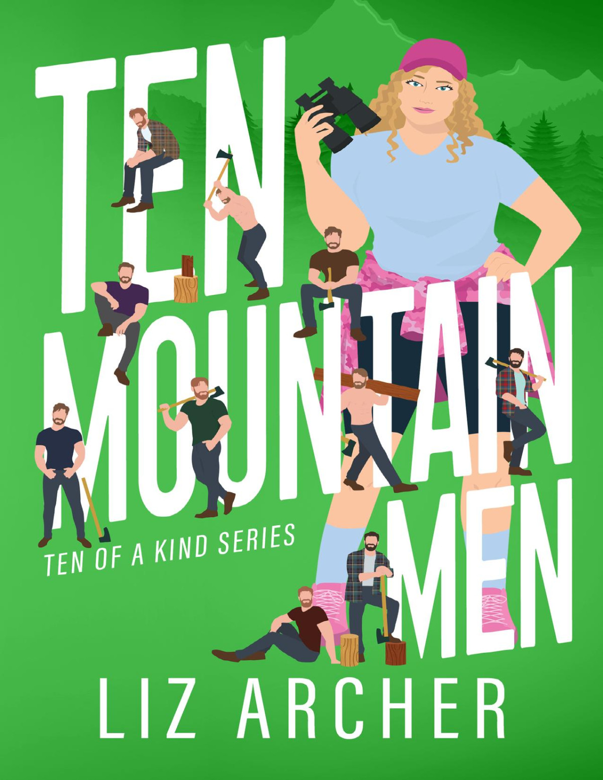 Ten Mountain Men A Forced Proximity Reverse Harem Romance Liz Archer