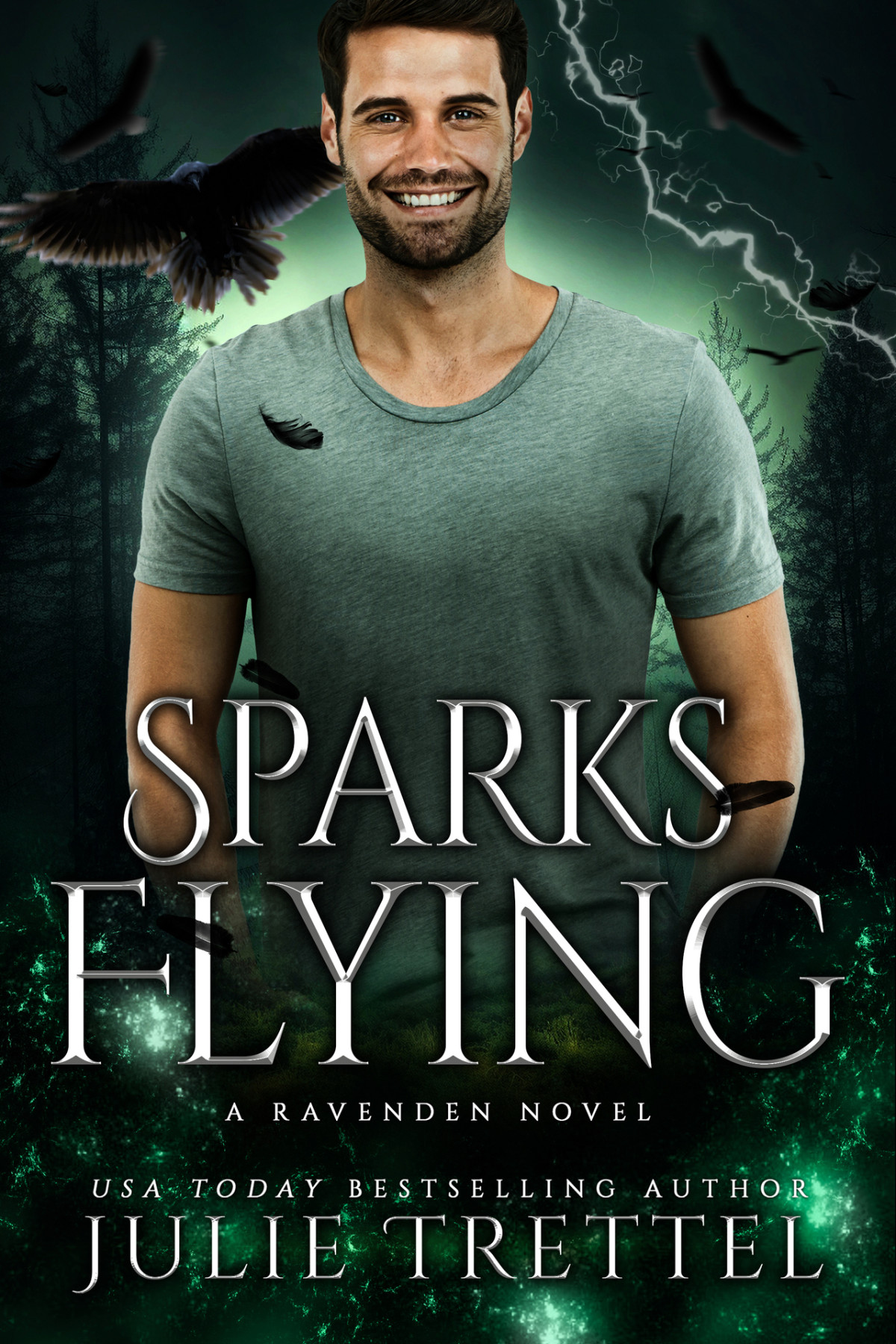 Sparks Flying A Raven Wolf Shifter Forbidden Romance Ravenden Julie Trettel