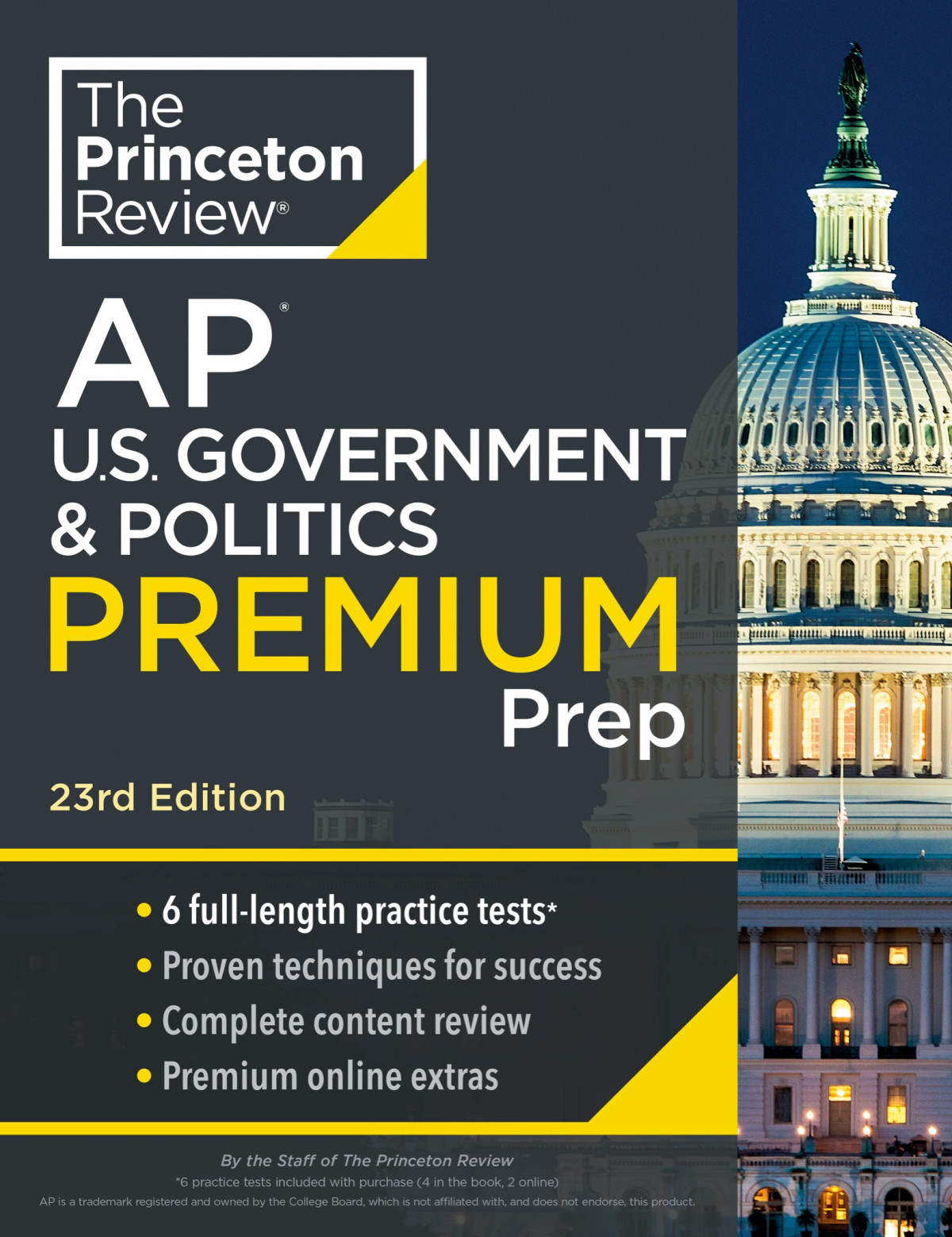 Princeton Review Ap Us Government Politics Premium Prep College Test Preparation 23rd Edition 23rd The Princeton Review