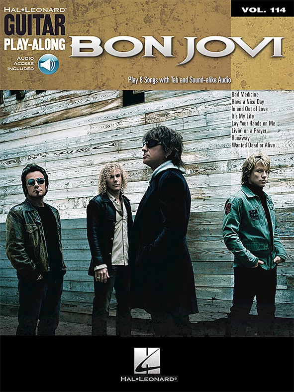 Bon Jovi Guitar Play Along Vol 114 Audios Bon Jovi