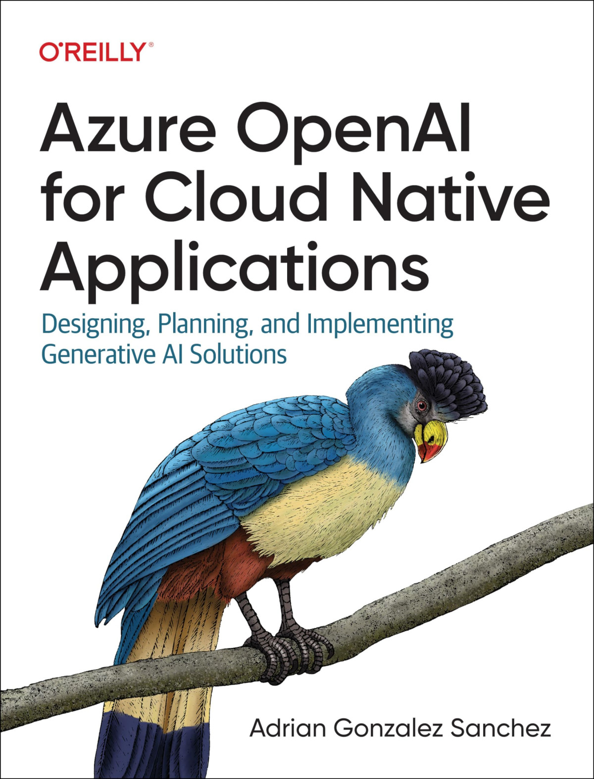 Azure Openai For Cloud Native Applications Designing Planning And Implementing Generative Ai Solutions 1st Edition Adrin Gonzlez Snchez
