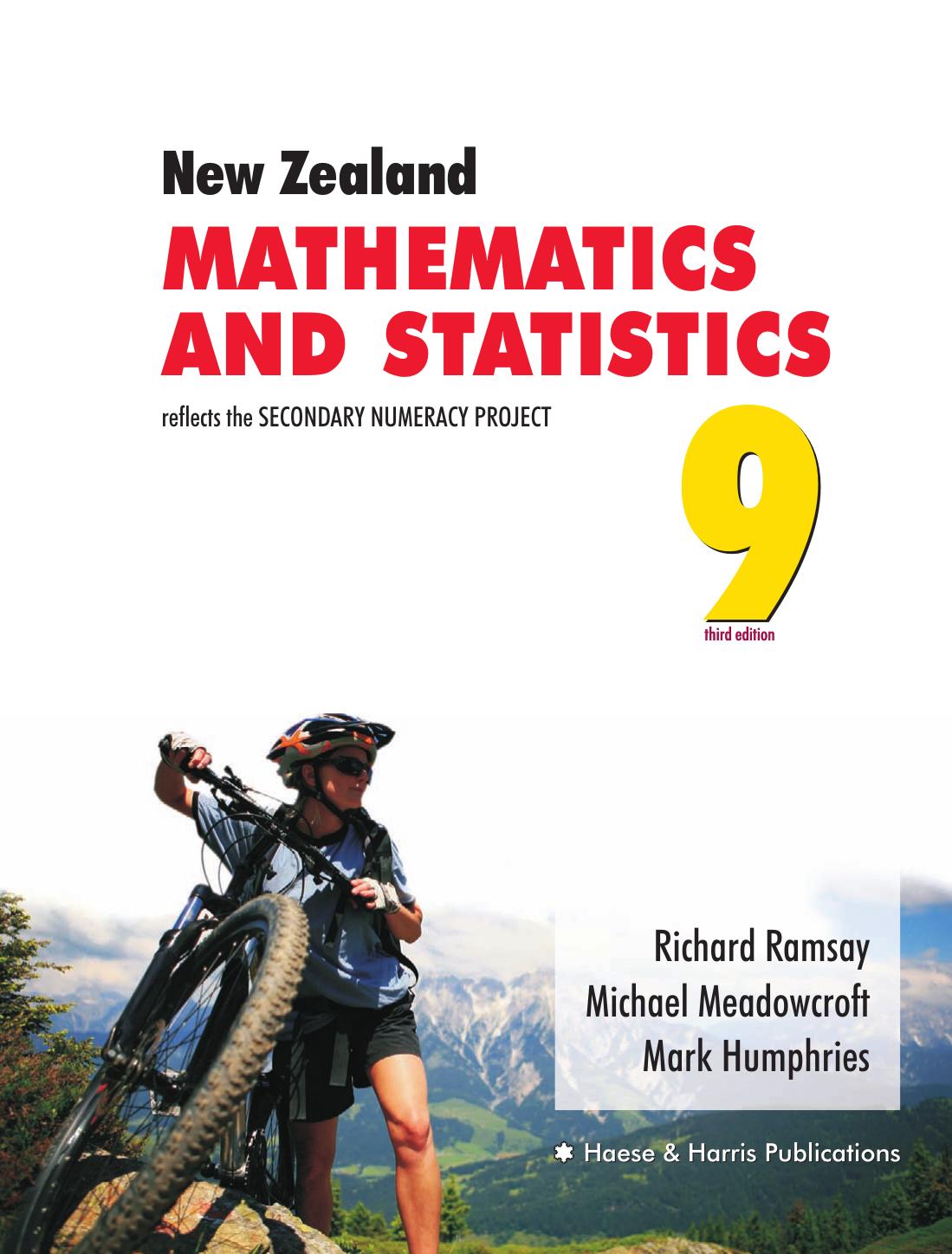New Zealand Mathematics And Statistics 9 Richard Ramsay Michael Meadowcroft
