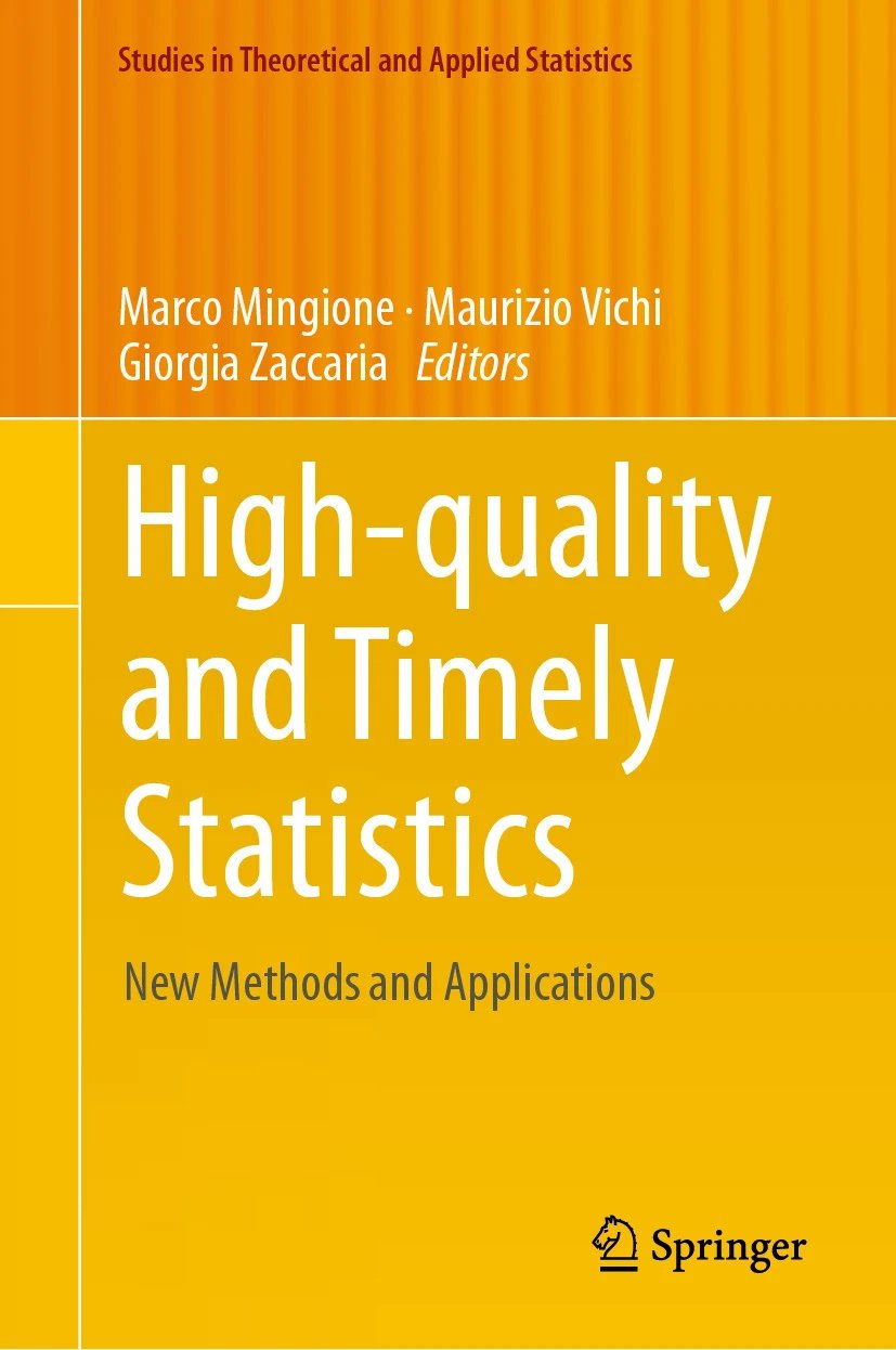 Highquality And Timely Statistics New Methods And Applications 2024th Edition Marco Mingione