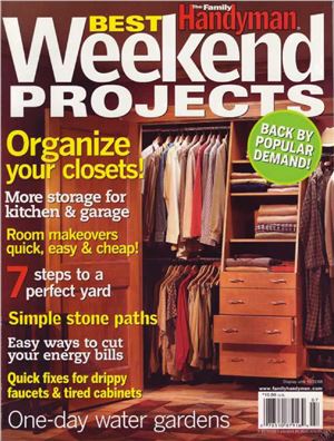 The Family Handiman Best Weekend Projects October 2006 The Family Handyman Magazine