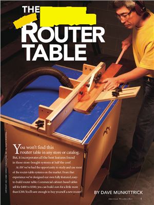 The American Woodworker Best Buy Router Table The Editors At American Woodworker