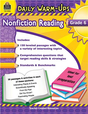 Smith Daily Warmups Nonfiction Reading Grade 6 Robert W