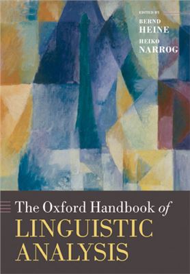 The Oxford Handbook Of Linguistic Analysis Bernd Heine Heiko Narrog