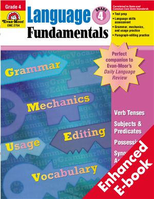 Evanmoor Educational Publishers Language Fundamentals Grammar Vocabulary Grade 4 Evanmoor