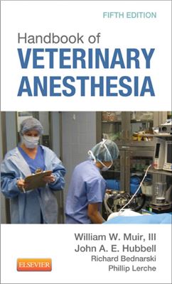 Handbook Of Veterinary Anesthesia Muir Ww Hubbell Jae