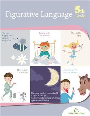 Figurative Language Grade 5 Reading And Writing Workbook Education