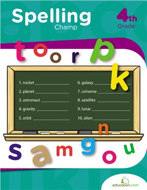 Spelling Champ Grade 4 Writing Workbook Education