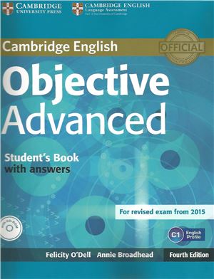 Objective Advanced Students Book With Answers 4th Felicity Odell