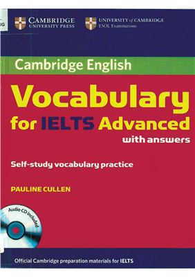 Cambridge Vocabulary For Ielts Advanced With Answers Pauline Cullen