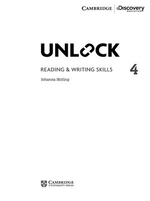 Unlock Reading Writing Skills 4 Teachers Book Johanna Stirling