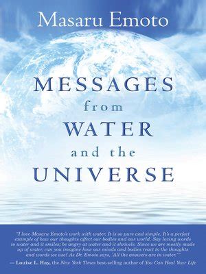 Messages From Water And The Universe Emoto Masaru