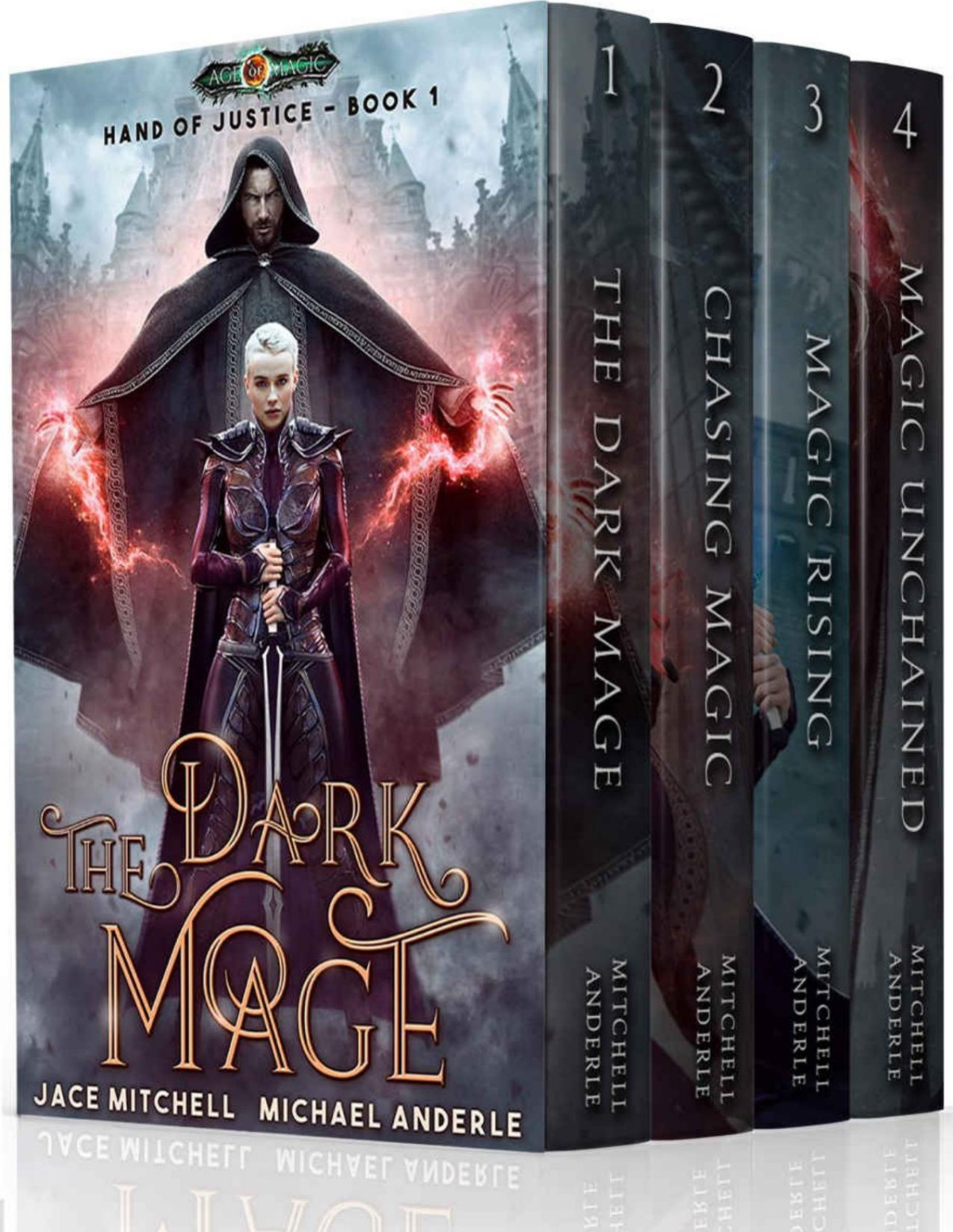 Hand Of Justice Boxed Set The Dark Mage Chasing Magic Magic Rising Magic Unchained Books 14 Jace Mitchell Michael Anderle