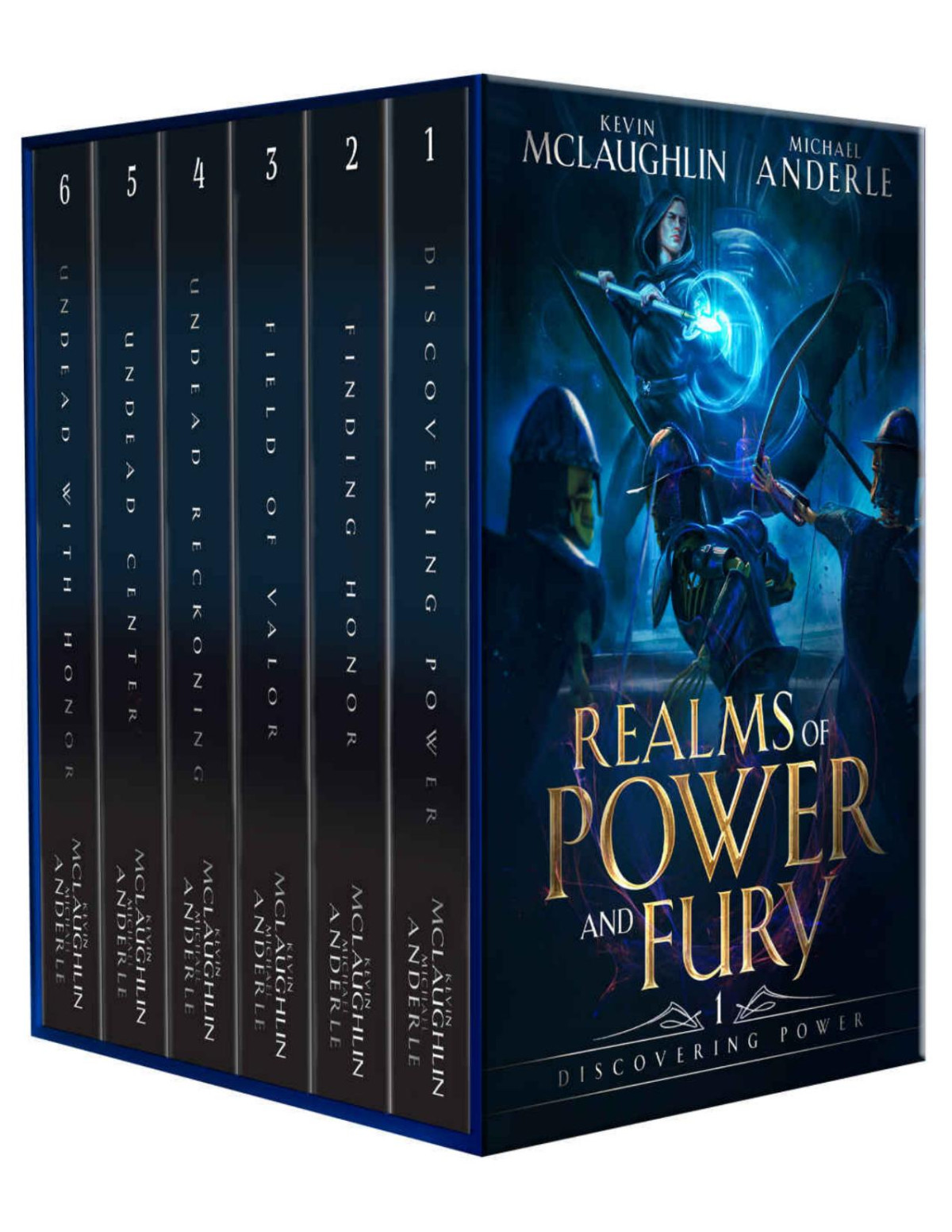 Realms Of Power And Fury Complete Series Boxed Set A Litrpg Adventure Kevin Mclaughlin Michael Anderle