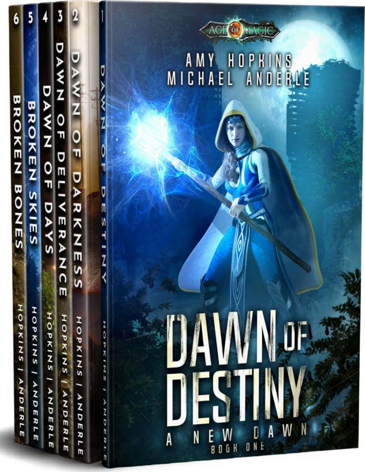 A New Dawn Omnibus Complete Series Boxed Set Books 16 Amy Hopkins Michael Anderle