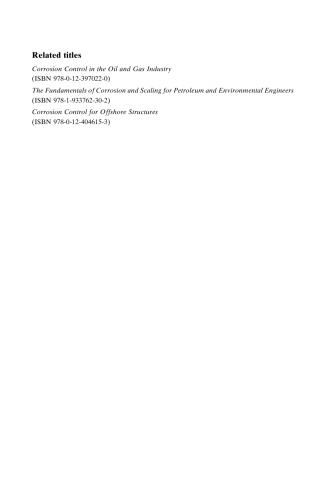 Trends In Oil And Gas Corrosion Research And Technologies Production And Transmission 1st Am Elsherik Eds