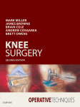 Operative Techniques Knee Surgery 2nd Edition Mark D Miller
