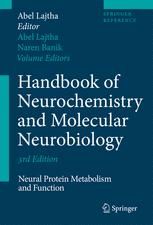 Handbook Of Neurochemistry And Molecular Neurobiology Neural Protein Metabolism And Function 3rd Edition M Salinas