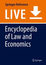 Encyclopedia Of Law And Economics Jrgen Backhaus Eds
