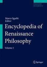 Encyclopedia Of Renaissance Philosophy Marco Sgarbi Eds