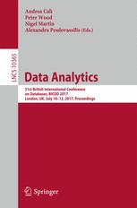 Data Analytics 31st British International Conference On Databases Bicod 2017 London Uk July 1012 2017 Proceedings 1st Edition Andrea Cal