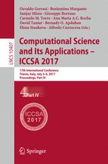 Computational Science And Its Applications Iccsa 2017 17th International Conference Trieste Italy July 36 2017 Proceedings Part Iv 1st Edition Prof Osvaldo Gervasi