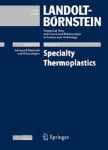 Specialty Thermoplastics 1st Edition J Drobny Eds
