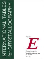 International Tables For Crystallography Volume E Subperiodic Groups V Kopsk