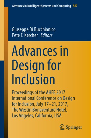Advances In Design For Inclusion Advances In Intelligent Systems And Computing 587 Giuseppe Di Bucchianico