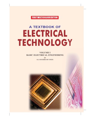 Textbook Of Electrical Technology Multicolour Bl Theraja