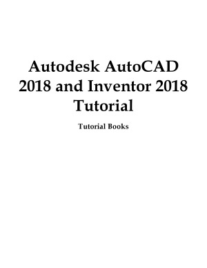 Autodesk Autocad 2018 And Inventor 2018 Tutorial Tutorial Books