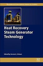 Heat Recovery Steam Generator Technology Eriksen Vernon L