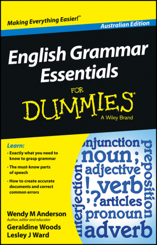 English Grammar Essentials For Dummies Australian Edition Anderson