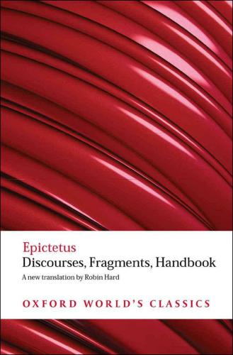 Discourses Fragments Handbook Epictetus Robin Hard Translator