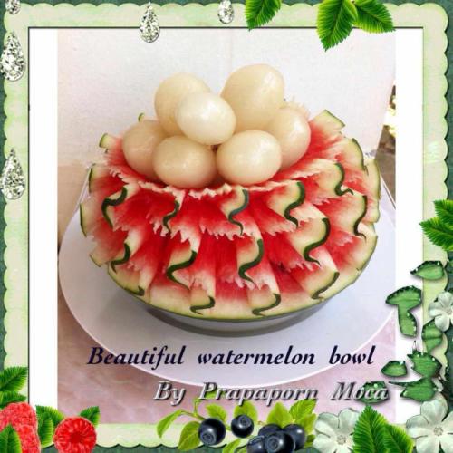 Watermelon Carving Ideas How To Carve Watermelon Bowl Easily Moca