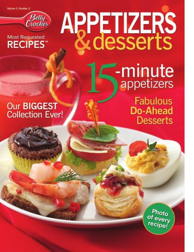 Betty Crocker Vol 5 N 2 Appetizers Desserts Betty Crocker