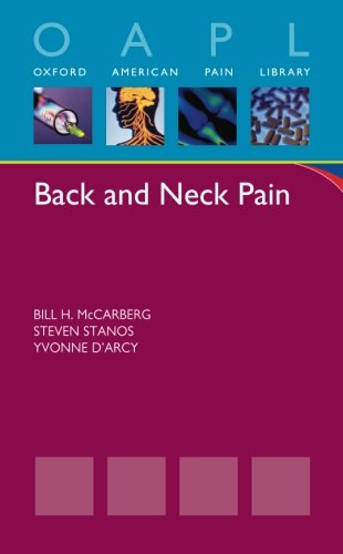 Back And Neck Pain 1st Edition Mccarberg Bill H Stanos Steven Darcy