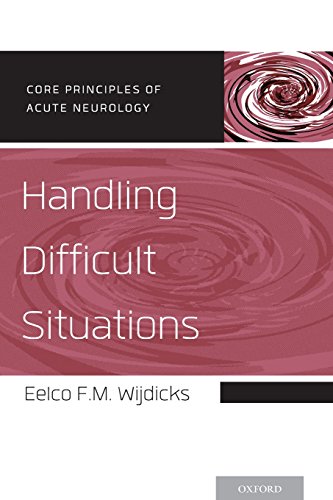 Handling Difficult Situations 1st Edition Eelco Fm Wijdicks